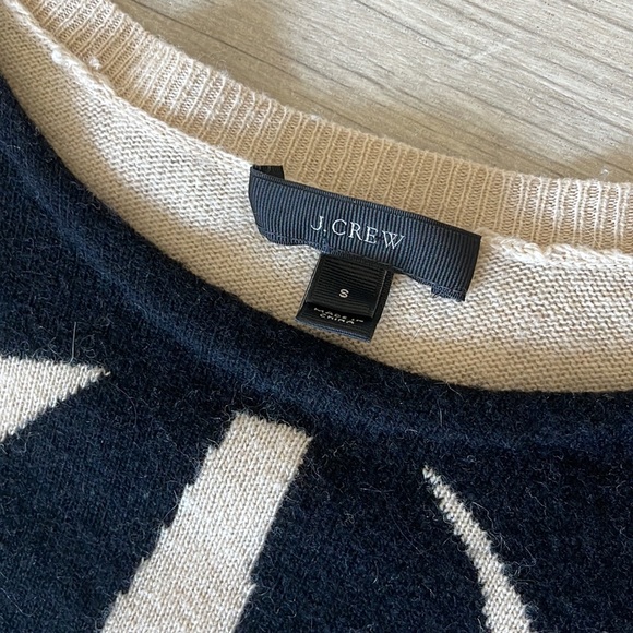 Jcrew oversized ribbon bow printed knit top - Picture 6 of 10